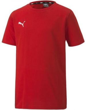 Puma TEAMGOAL 23 CASUALS TEE JR Chlapčenské tričko, červená, veľkosť