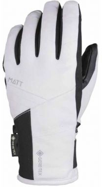 Matt SHASTA GORE-TEX GLOVES Dámske lyžiarske rukavice, biela, veľkosť