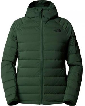 The North Face M BELLEVIEW STRETCH DOWN HOODIE Pánska bunda, tmavo zelená, veľkosť