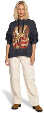 Billabong KEEP RIDIN Dámska mikina, tmavě šedá, veľkosť