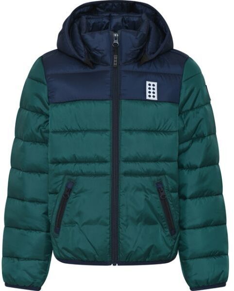 LEGO® kidswear LWJESSE 602 Chlapčenská bunda, tmavo zelená, veľkosť
