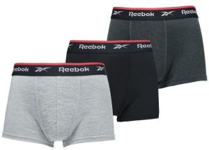 Reebok TRUNK REDGRAVE 3pk Pánske boxerky, čierna, veľkosť