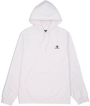 Converse STANDARD UNI FIT LEFT CHEST STAR CHEV EMB HOODIE FT Dámska mikina, biela, veľkosť