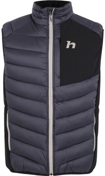 Hannah STOWE II Pánska zateplená vesta, tmavo sivá, veľkosť