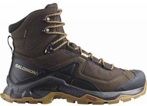 Salomon QUEST ELEMENT GTX Pánska kožená turistická obuv, hnedá, veľkosť 42