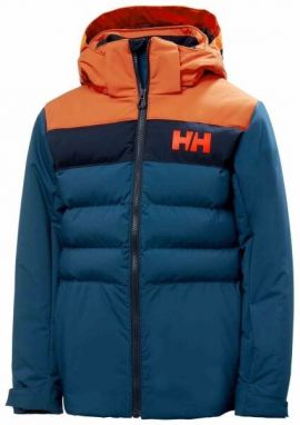 Helly Hansen JR CYCLONE JACKET Chlapčenská  lyžiarska bunda, modrá, veľkosť