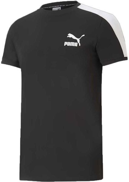 Puma ICONIC T7 TEE Pánske tričko, černá, veľkosť
