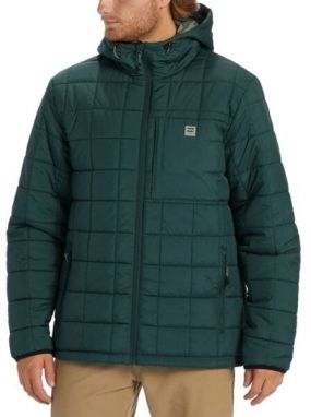 Billabong JOURNEY PUFFER JACKET Pánska zimná bunda, tmavo zelená, veľkosť