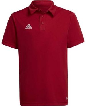 adidas ENT22 POLO Y Chlapčenské  tričko polo, červená, veľkosť