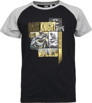 Warner Bros BATMAN SHORT DARK KNIGHT Chlapčenské tričko, čierna, veľkosť 164-170