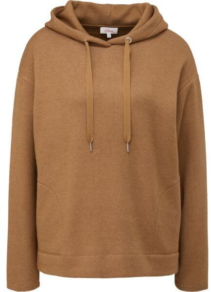 s.Oliver RL SWEATSHIRT Mikina s kapucňou, hnedá, veľkosť