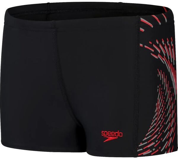 Speedo PLASTISOL PLACEMENT Chlapčenské športové plavky, tmavo modrá, veľkosť 9-10Y