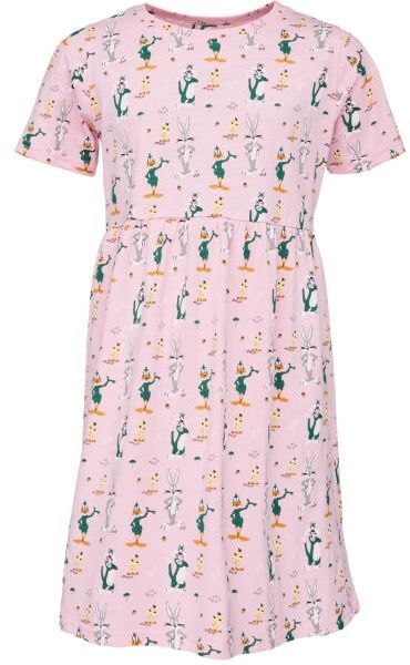 LOONEY TUNES BUGS BUNNY SUMMER FRIENDS Dievčenské šaty, ružová, veľkosť 128-134