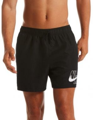 Nike LOGO SOLID 5 Pánske kúpacie šortky, čierna, veľkosť