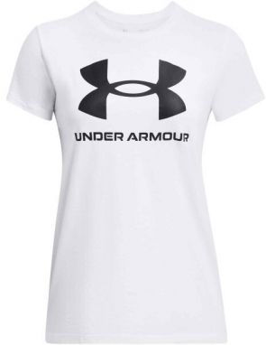 Under Armour LIVE SPORTSTYLE GRAPHIC SS Dámske tričko, biela, veľkosť