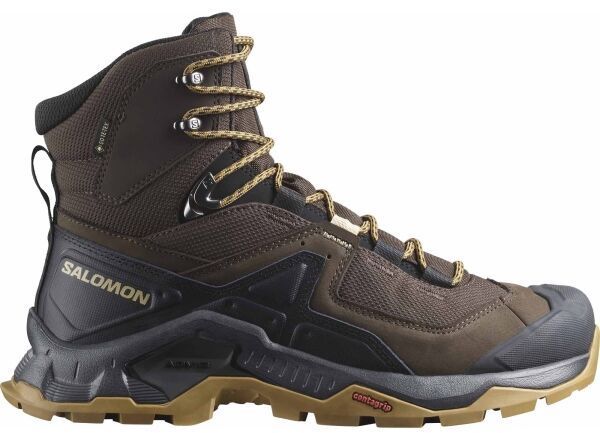 Salomon QUEST ELEMENT GTX Pánska kožená turistická obuv, hnedá, veľkosť 44 2/3