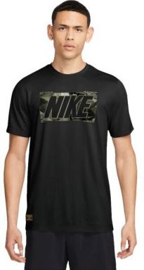 Nike DRI-FIT Pánske tričko, čierna, veľkosť XXL