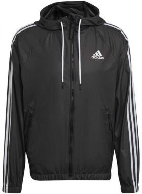 adidas BSC 3S WIND JKT Pánska outdodorová bunda, čierna, veľkosť XXXL