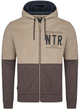 LOAP ECOLAN Pánska mikina, béžová, veľkosť