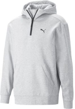 Puma RAD/CAL HALF ZIP DK HOODIE Pánska mikina, sivá, veľkosť