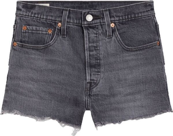 Levi's® 501 ORIGINAL SHORT MESA CABO RISE SHORT Dámske džínsové šortky, tmavo sivá, veľkosť