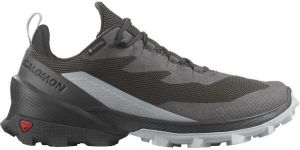 Salomon CROSS OVER 2 GTX W Dámska turistická obuv, tmavo sivá, veľkosť 38