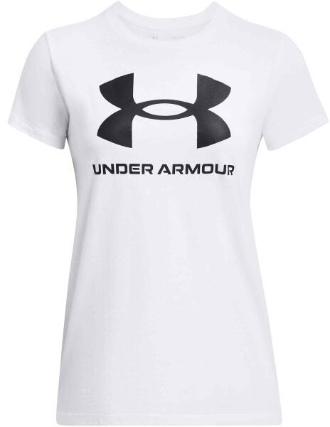 Under Armour LIVE SPORTSTYLE GRAPHIC SS Dámske tričko, biela, veľkosť M