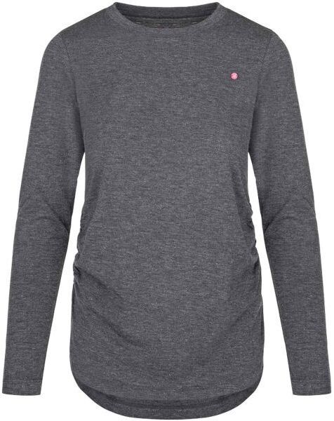 LOAP BAXANA Dámske tričko, tmavo sivá, veľkosť