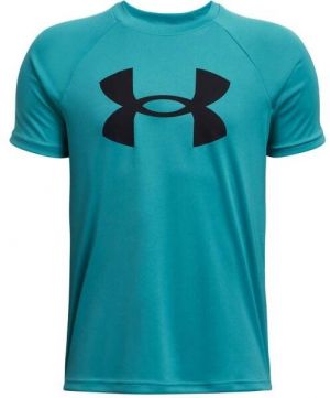 Under Armour TECH BIG LOGO SS Chlapčenské tričko, zelená, veľkosť M