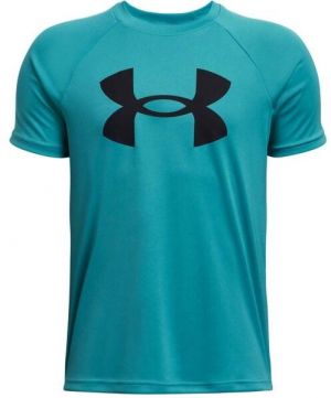 Under Armour TECH BIG LOGO SS Chlapčenské tričko, zelená, veľkosť