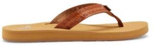 Roxy PORTO MOTIF Dámske žabky, hnědá, veľkosť 38