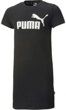 Puma ESSENTIALS + LOGO DRESS TR G Dievčenské šaty, čierna, veľkosť