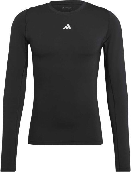 adidas TECHFIT LONG SLEEVE TEE Pánske tričko, čierna, veľkosť XXL