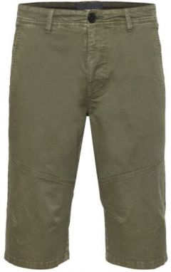 BLEND SHORTS Pánske 3/4 nohavice, khaki, veľkosť