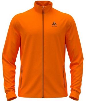 Odlo MID LAYER FULL ZIP BERRA Pánska mikina, oranžová, veľkosť