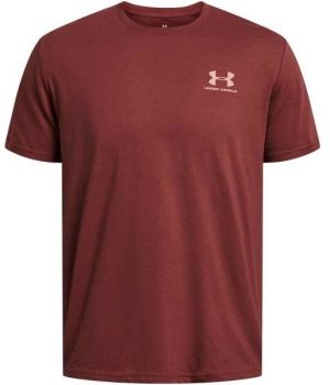 Under Armour SPORTSTYLE LC SS Pánske tričko, červená, veľkosť