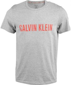 Calvin Klein S/S CREW NECK Pánske tričko, sivá, veľkosť