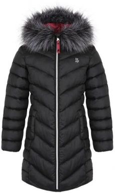 Loap INDALONA Dievčenský zimný kabát, čierna, veľkosť