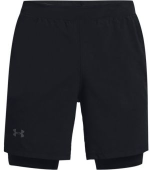 Under Armour UA LAUNCH 7'' 2-IN-1 SHORT Pánske bežecké šortky, čierna, veľkosť