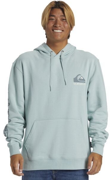 Quiksilver OMNI LOGO Pánska mikina, svetlomodrá, veľkosť