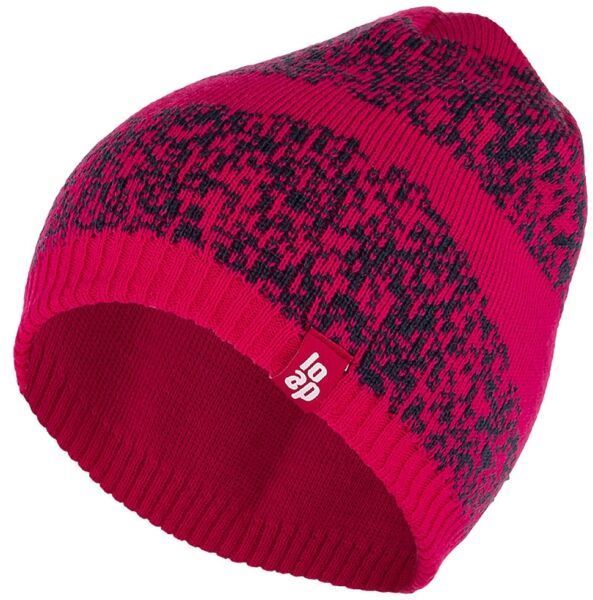 LOAP ZODIE Detská zimná čiapka, ružová, veľkosť