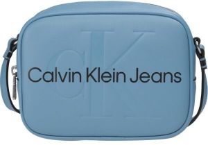 Calvin Klein SCULPTED CAMERA BAG18 Dámska kabelka, tyrkysová, veľkosť