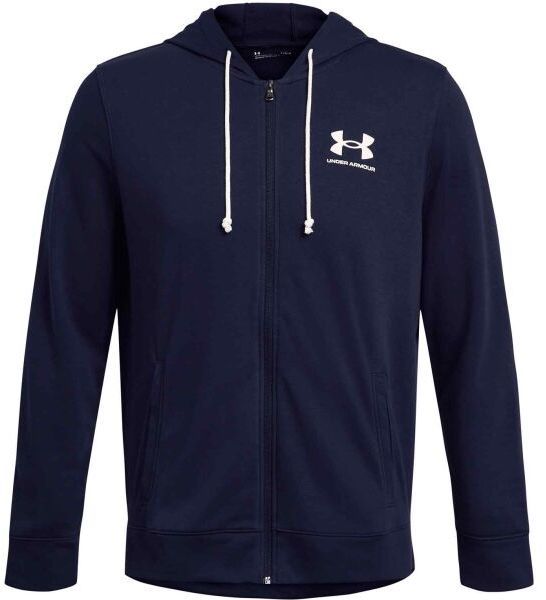 Under Armour RIVAL TERRY LC FZ Pánska mikina, tmavo modrá, veľkosť L
