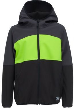 Lewro LYNZ Chlapčenská  softshellová bunda, tmavo sivá, veľkosť 152-158