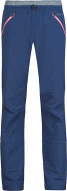 Hannah KASH W Dámske softshellové nohavice, modrá, veľkosť