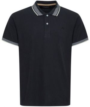 BLEND POLO REGULAR FIT Pánske tričko polo, čierna, veľkosť