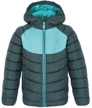 LOAP ISNUM Chlapčenská bunda, tmavo zelená, veľkosť 112-116