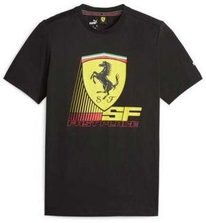 Puma FERRARI RACE Pánske tričko, čierna, veľkosť