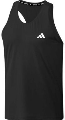 adidas OWN THE RUN TANK Pánske bežecké tielko, čierna, veľkosť