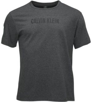 Calvin Klein S/S CREW NECK Pánske tričko, tmavo sivá, veľkosť